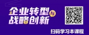 【线上视频课】企业转型与战略创新